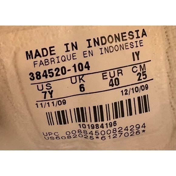 Jordan Flight 45 High (GS) White Pink Flash 2009- 3834520 104 Youth size 7Y **LI - Picture 8 of 9